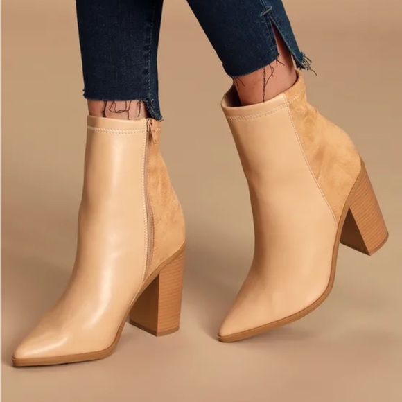 Lulus Shoes - Essex booties by LuLu’s SZ 8 NWOT